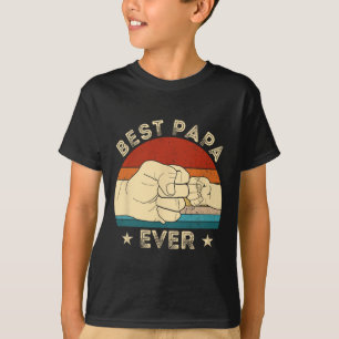 Best Papa Ever Fist Bump Funny Grandpa Father's Da T-Shirt