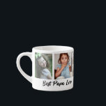 Best Papa Ever Grandchildren 5 Photo Collage Espresso Cup<br><div class="desc">Cute photo mug personalized with 5 photos , Best Grandpa Ever typography and grandkids names. makes a special gift for father's day, grandparents day , birthday and christmas.</div>