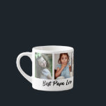 Best Papa Ever Grandchildren 5 Photo Collage Espresso Cup<br><div class="desc">Cute photo mug personalized with 5 photos , Best Grandpa Ever typography and grandkids names. makes a special gift for father's day, grandparents day , birthday and christmas.</div>