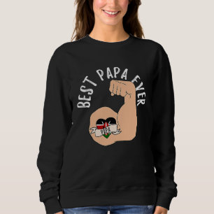 Best Papa Ever Kenyan Dad Fathers Day Sweatshirt