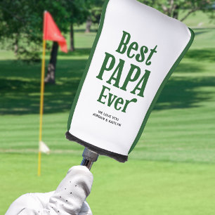 Best Papa Ever Personalized Custom Color Golf Head Cover