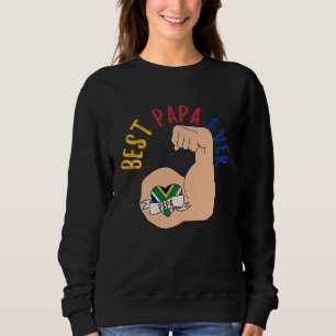 Best Papa Ever South African Dad Fathers Day Sweatshirt