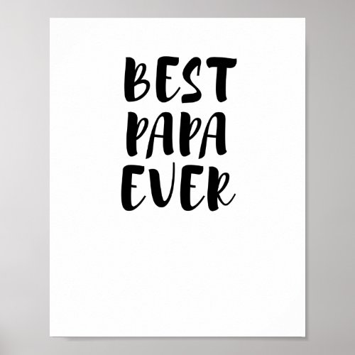 Best papa poster