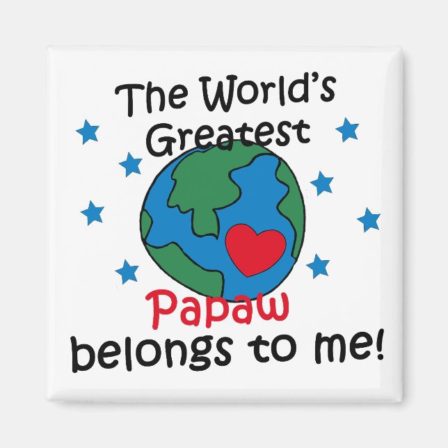 Best Papaw Belongs to me Magnet (Front)