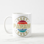 Best Papaw Ever Retro Vintage Grandpa Fathers Day Coffee Mug<br><div class="desc">A funny saying design for your grandpa from granddaughter, grandson, grandchildren, on father's day or christmas, birthday, grandparents day, Anniversary, or any other Occasion. show how much grandpa is loved and appreciated. A retro and Vintage Grandpa design that says "Best Papaw Ever", to show your grandad that he's the coolest...</div>