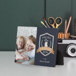 Best Pappou By Par | Golf Grandpa Photo Plaque<br><div class="desc">Celebrate a golf-loving grandpa this Father's Day or Grandparents' Day with this awesome custom photo plaque. Design features a golf themed badge bearing the words "Best Pappou by Par" with green laurels and a golf bag,  alongside a photo of his grandchildren. Personalize with names or a custom message.</div>