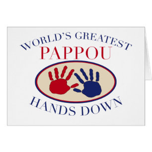 Best Pappou Hands Down Cards