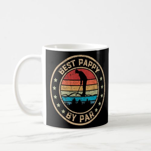 Best Pappy By Par Fathers Day Golf Golfing 1  Coffee Mug