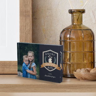 Best Pappy By Par Golf Grandpa Photo Block