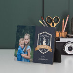 Best Pappy By Par | Golf Grandpa Photo Plaque<br><div class="desc">Celebrate a golf-loving grandpa this Father's Day or Grandparents' Day with this awesome custom photo plaque. Design features a golf themed badge bearing the words "Best Pappy By Par" with green laurels and a golf bag,  alongside a photo of his grandchildren. Personalize with names or a custom message.</div>