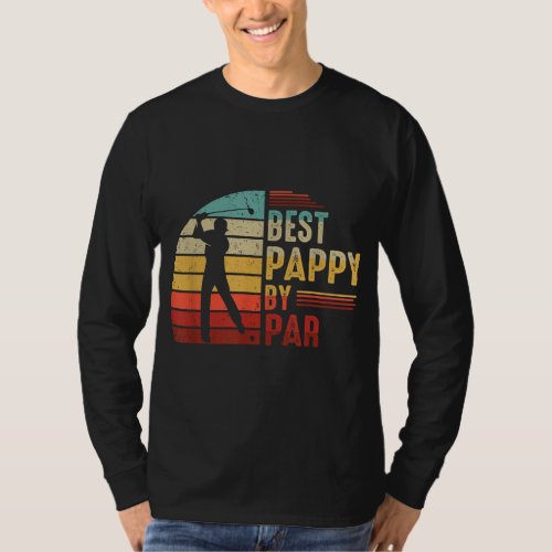 Best Pappy By Par Golf Lover Best Fathers Day Gift T_Shirt