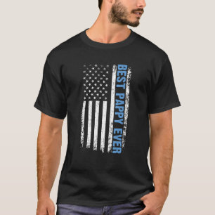 Best Pappy Ever 4th Of July American Flag Patrioti T-Shirt