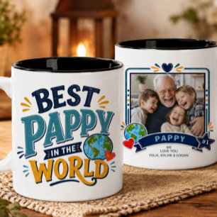 Best Pappy in the World Photo Mug