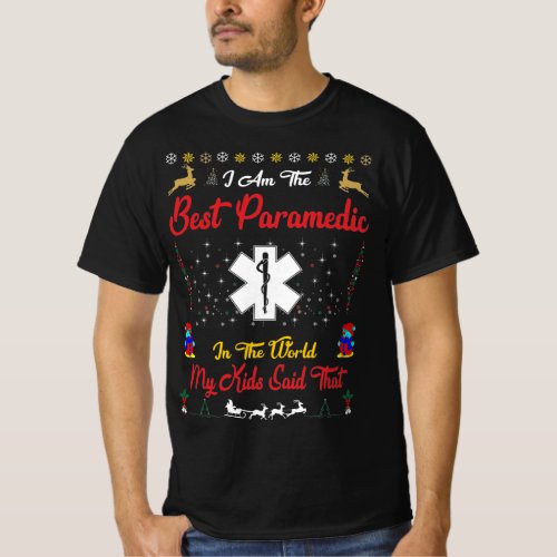 Best Paramedic Christmas T_Shirt