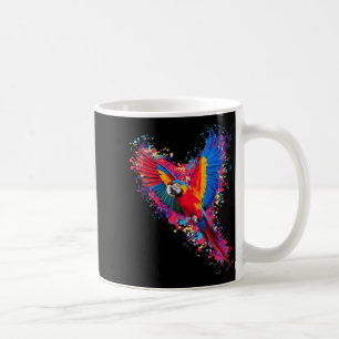 Best Parrot Art For Men Women Kids Tropical Parrot Coffee Mug