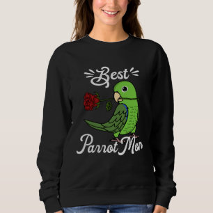 Best Parrot Mom I Green Parrotlet Sweatshirt