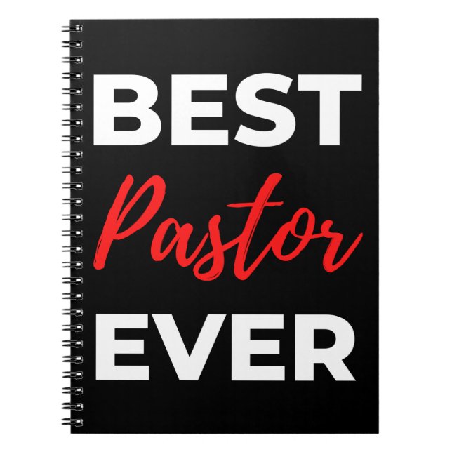 Best Pastor Ever Notebook (Front)