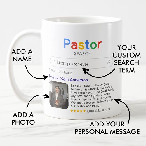 Best Pastor Ever Search Result Photo  Message Coffee Mug