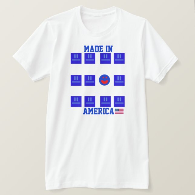 BEST PATRIOTIC -TSHIRTS - MADE IN AMERICA - FUNNY T-Shirt (Design Front)