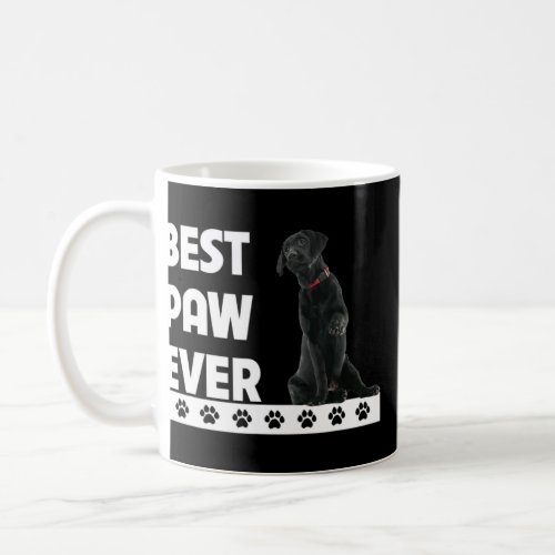 Best Paw Ever Black Labrador Retriever Dad Fathers Coffee Mug