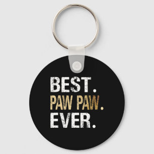Best Paw Paw Ever Special Grandpa Keychain