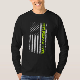 Best PeePaw Ever 4th Of July American Flag Patriot T-Shirt