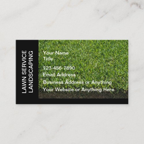 Best Perfect Lawn Service Business Cards