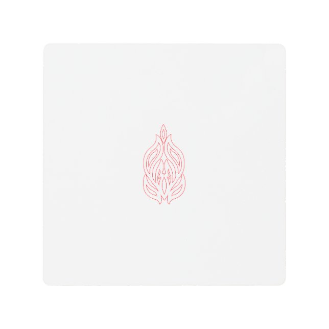 Best personalize Text Logo Metal Wall Art (Front)