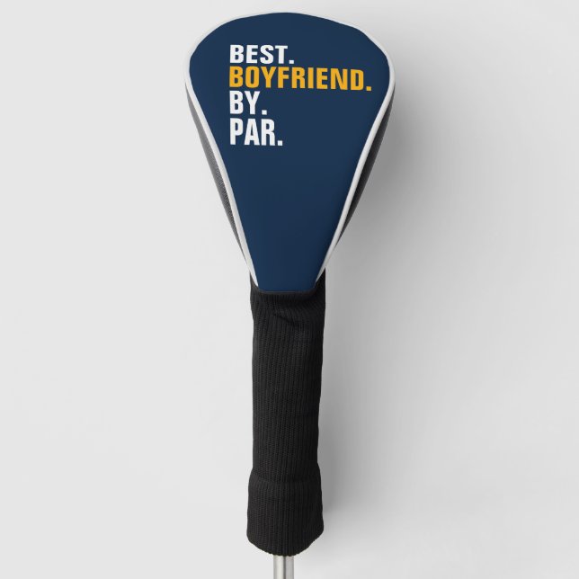 Best Personalized By Par Golf Head Cover (Front)