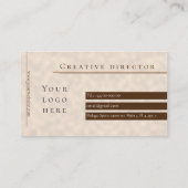 Best personalized Classy customize business card (Back)