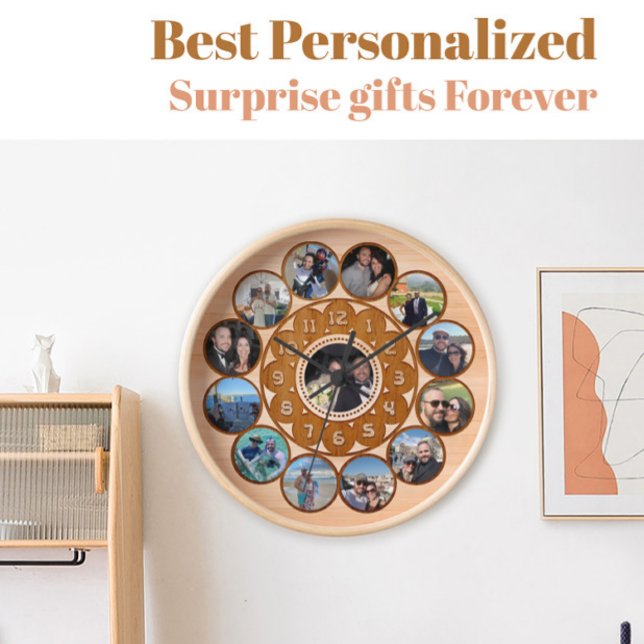 Best Personalized Surprise gifts Forever  Clock (Creator Uploaded)