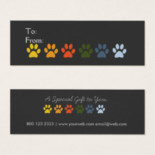 Best Pet Sitter Vet Holiday Gift Certificate Tag