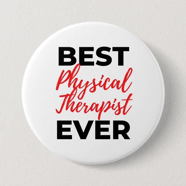 Best Physical Therapist Ever 2 Button (Front)