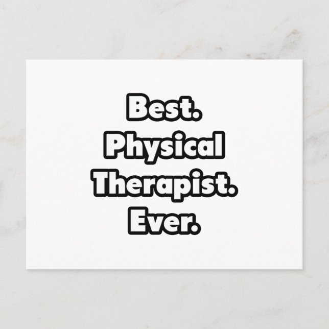 Best. Physical Therapist. Ever. Postcard (Front)