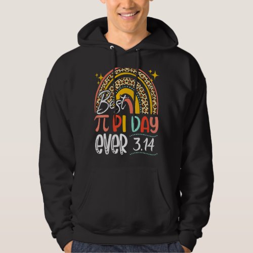Best Pi Day Ever Rainbow 3 14 Pi Number Symbol Mat Hoodie