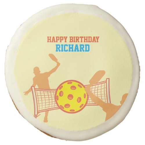 Best Pickleball Player Funny Birthday Party Sugar Cookie