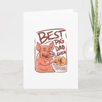 Best pig dad ever card