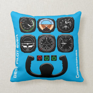 Best Pilot Ever Unique And Funny Throw Pillow