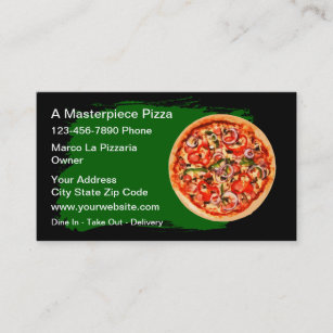 Best Pizza Shop Business Cards