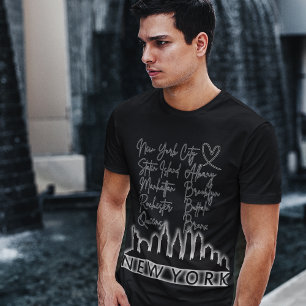 Best Places to Visit in New York cool Graphic Art T-Shirt