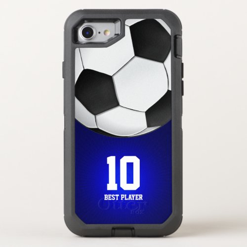 Best Player No Soccer  Football Sports OtterBox Defender iPhone SE87 Case