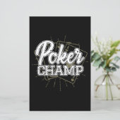 Best Poker Player Poker Cards Game (Standing Front)