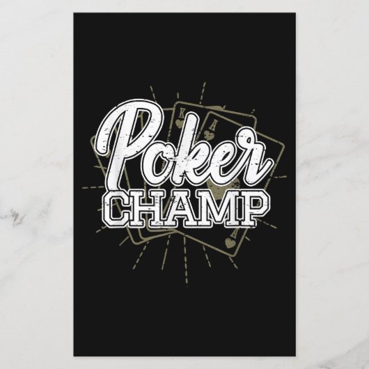 Best Poker Player Poker Cards Game (Front)