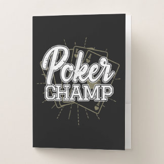 Best Poker Player Poker Cards Game Pocket Folder