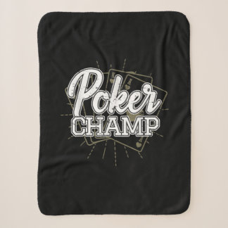 Best Poker Player Poker Cards Game Sherpa Blanket