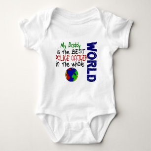 Best Police Officer In World 2 (Daddy) Baby Bodysuit