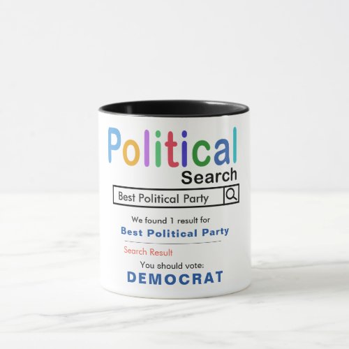 Best Political Party Vote Mug
