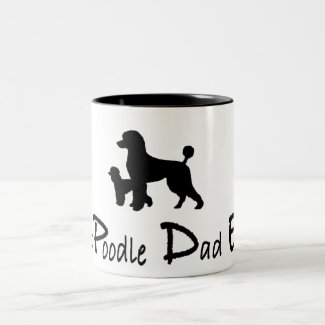 Best Poodle Dad Ever coffee mug