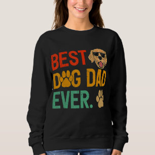 Best Poodle Dog Dad Ever   Poodle Dad Father's Day Sweatshirt