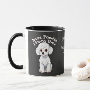 Best Poodle Mommy Ever, poodle mom custom Mug